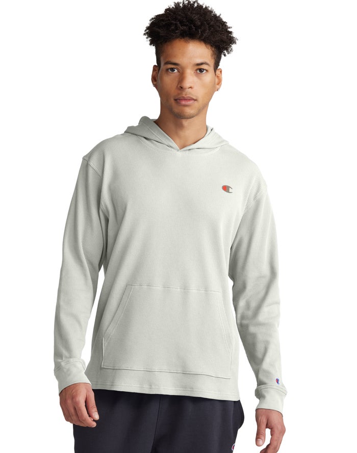 Champion Waffle Hoodie Heren - Grijs - Belgie 6894DSFGW